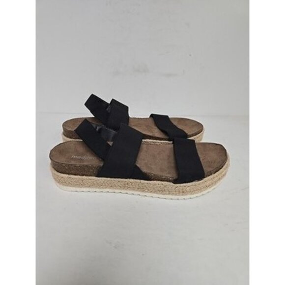 Madden Girl Women's Cybell Platform Sandal Black Size 9M - Picture 2 of 7